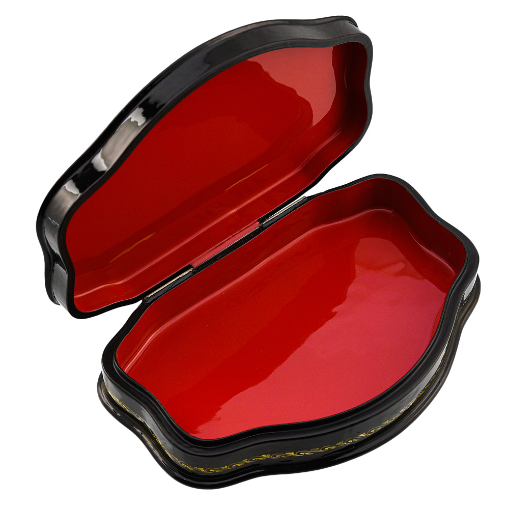 Шкатулка с художественной росписью «Тройка» - интернет магазин Русь Велика я фото 2