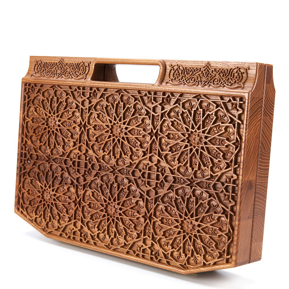 Лото в резном чемоданчике из ясеня «Арабеска-2» - интернет магазин Русь Велика я 