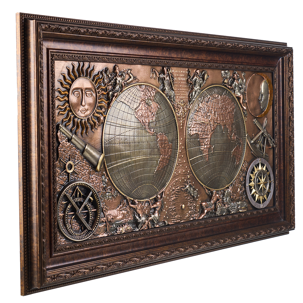 Панно «Карта мира» 100х54 см - интернет магазин Русь Велика я фото 5