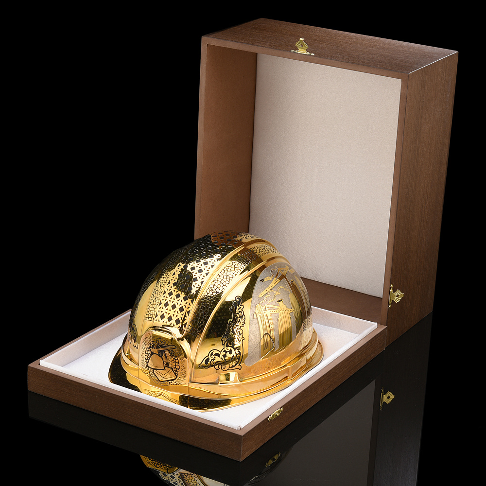 Каска сувенирная «Строителю». Златоуст - интернет магазин Русь Велика я фото 3