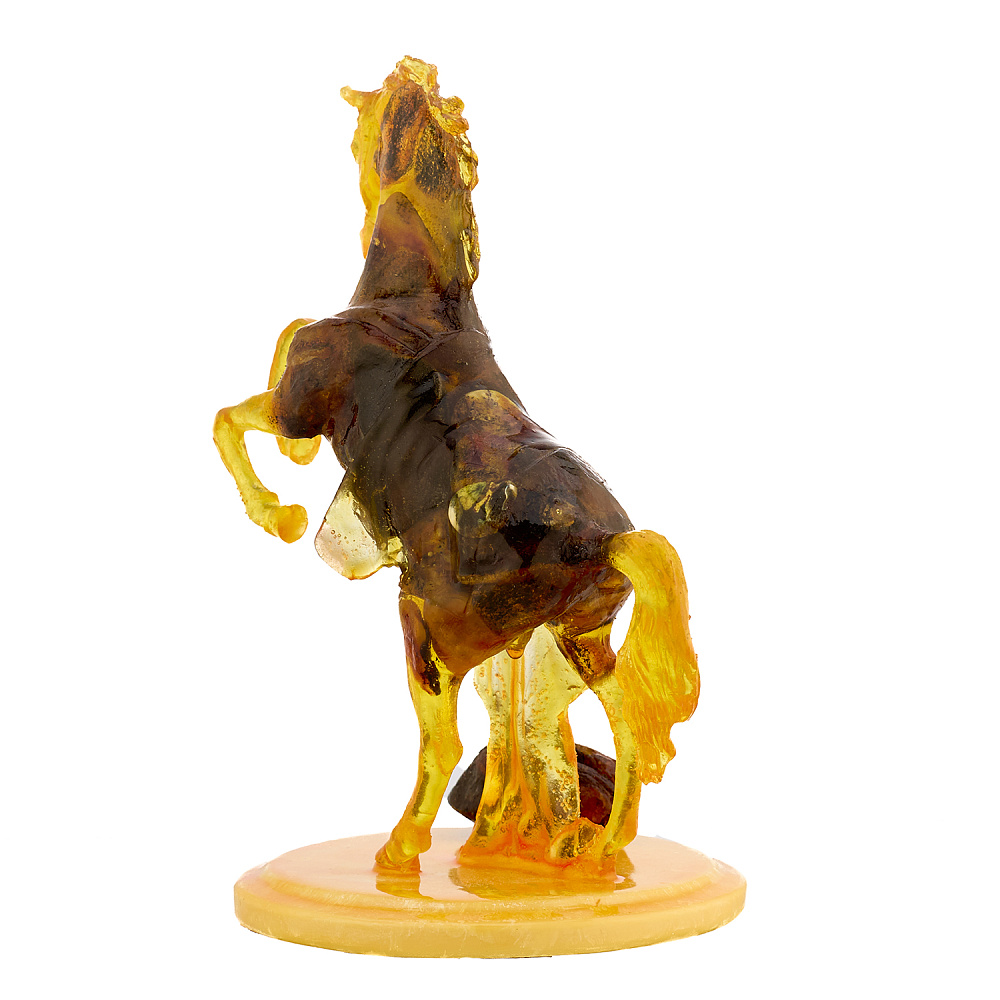 Лошадь Символ 2026 года. Статуэтка из янтаря «Конь ретивый» - интернет магазин Русь Велика я фото 3