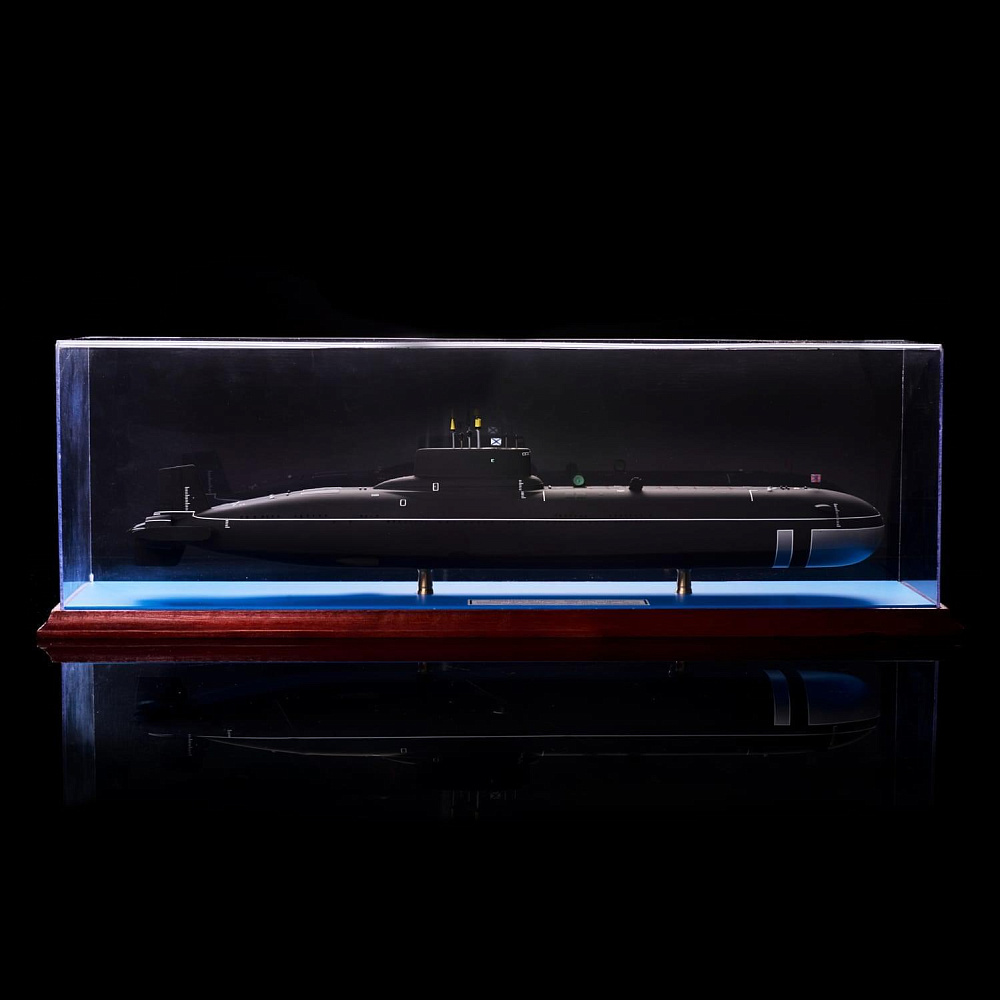 Макет подводной лодки «ПЛАРБ. Проект 941. Акула». Масштаб 1:400 - интернет магазин Русь Велика я фото 1