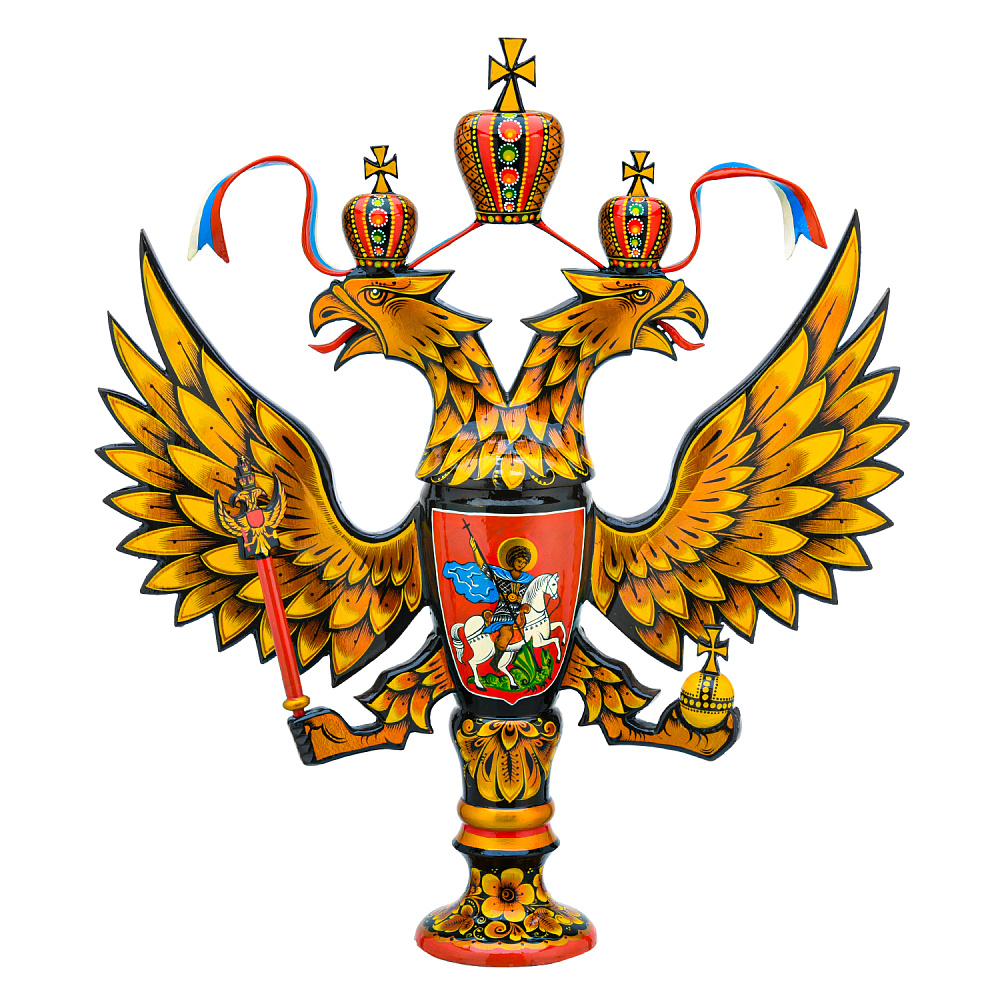 Кубок «Герб». Хохлома - интернет магазин Русь Велика я 