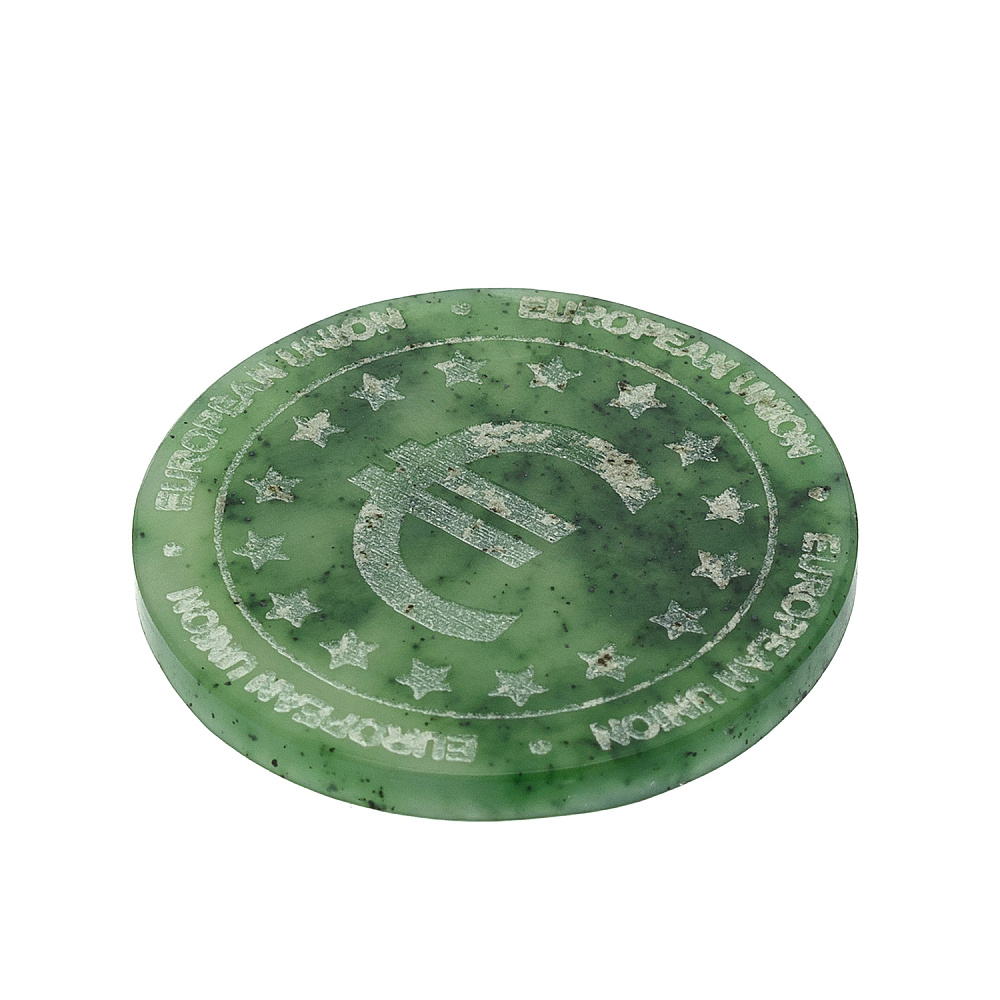 Монета из нефрита «Доллар и евро» - интернет магазин Русь Велика я фото 2