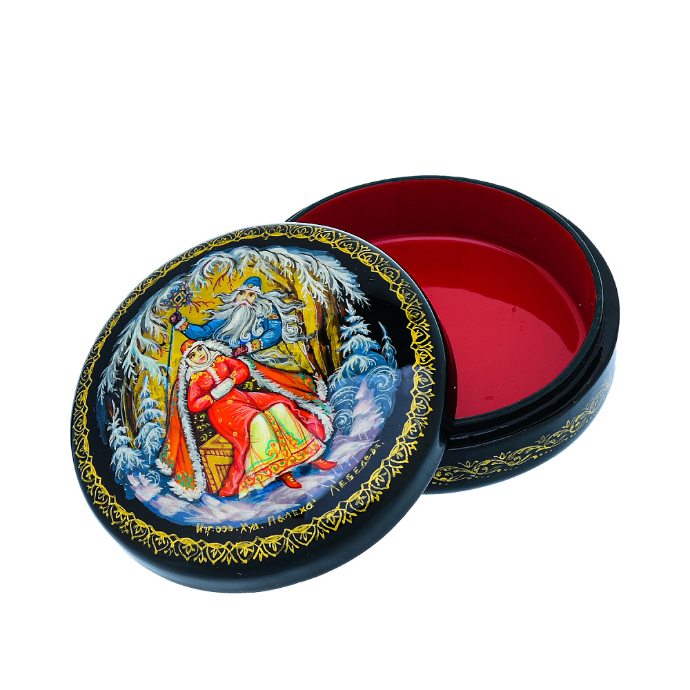 Шкатулка с художественной росписью «Морозко» - интернет магазин Русь Велика я фото 2
