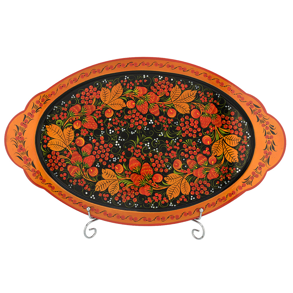 Питейный набор для шампанского «Ягоды». Хохлома - интернет магазин Русь Велика я фото 5