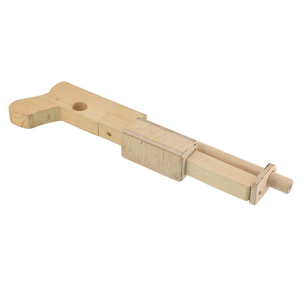 Деревянная игрушка «Помповое ружье» - интернет магазин Русь Велика я фото 1