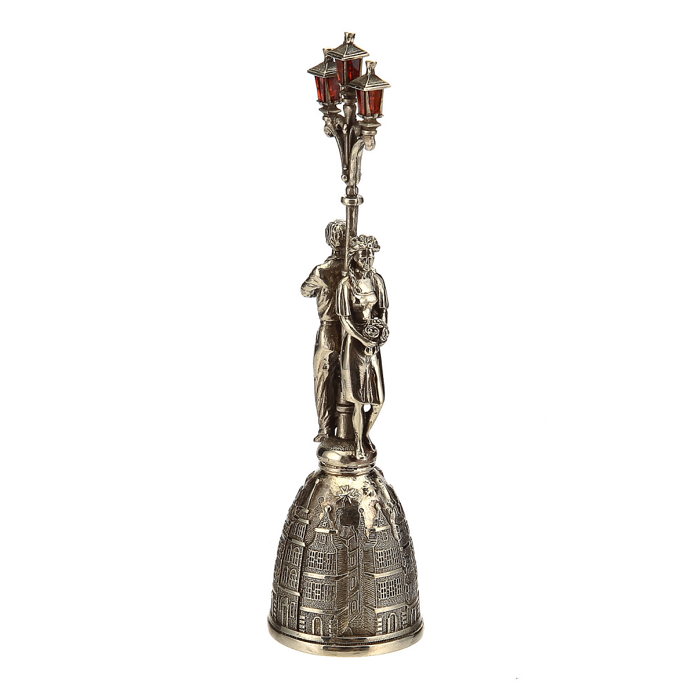 Бронзовый колокольчик «Город влюбленных» - интернет магазин Русь Велика я фото 2