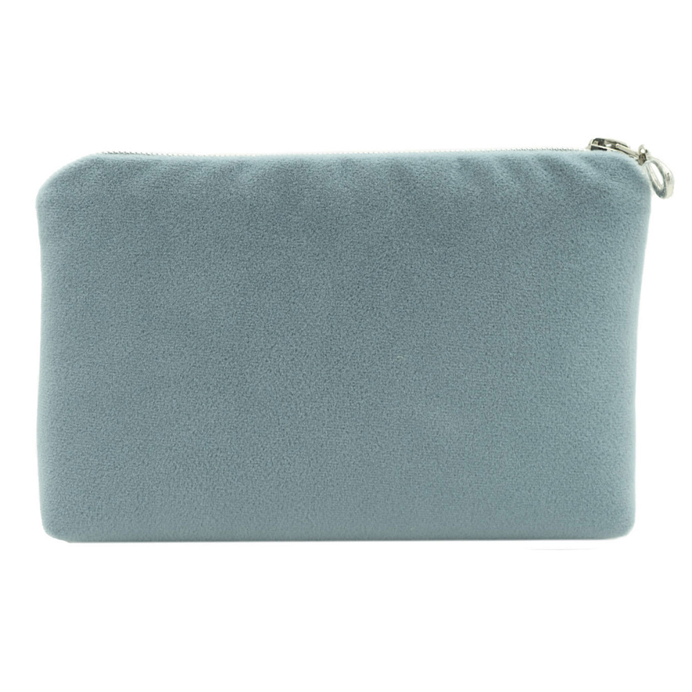 Косметичка «Нежность». Голубая с вышивкой - интернет магазин Русь Велика я фото 4