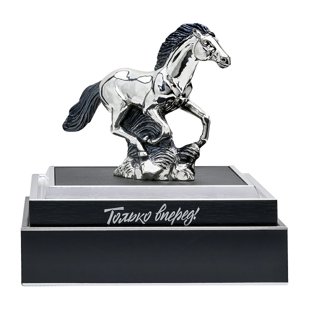 Лошадь Символ 2026 года. Статуэтка «Только вперед» - интернет магазин Русь Велика я фото 1