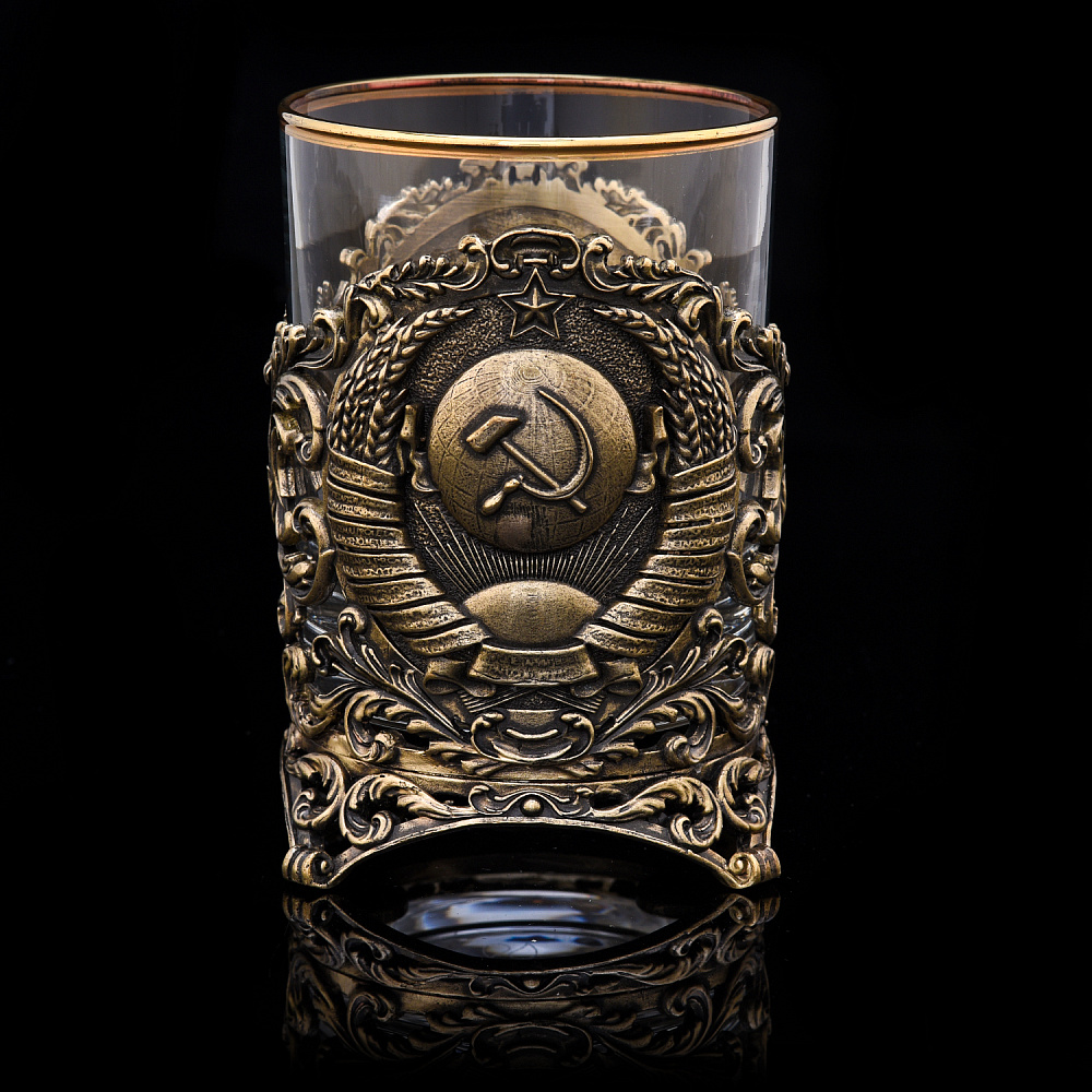 Стакан для виски «Герб СССР» - интернет магазин Русь Велика я 