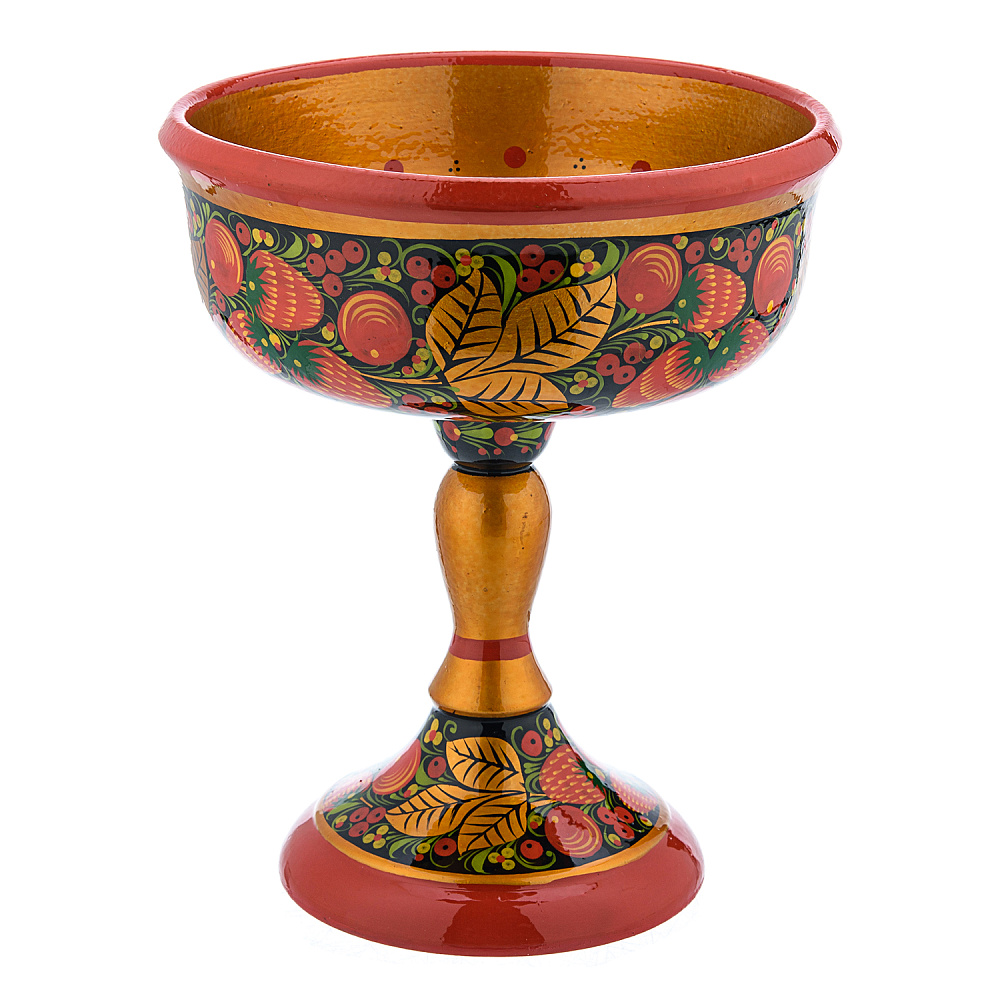 Фруктовница «Ягодки». Хохлома - интернет магазин Русь Велика я 