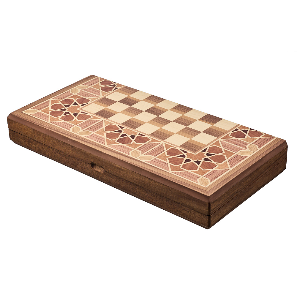 Нарды-шашки с янтарными фишками «Жасмин» 49х25 см - интернет магазин Русь Велика я фото 9