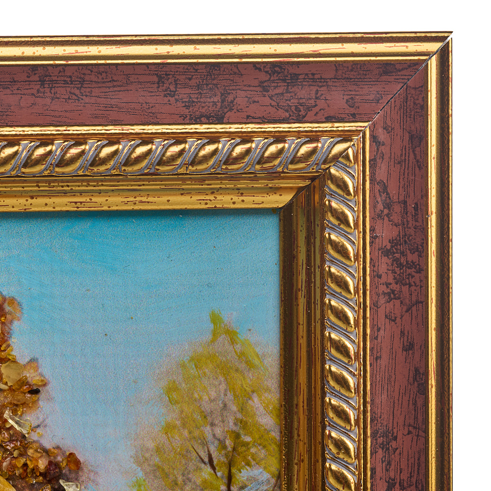 Картина янтарная «Природа» 15х24 см - интернет магазин Русь Велика я фото 2