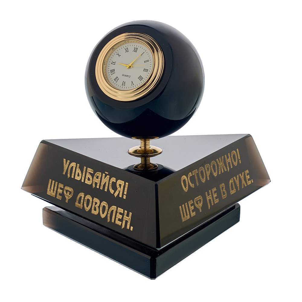 Часы настольные «Табло для шефа» - интернет магазин Русь Велика я 