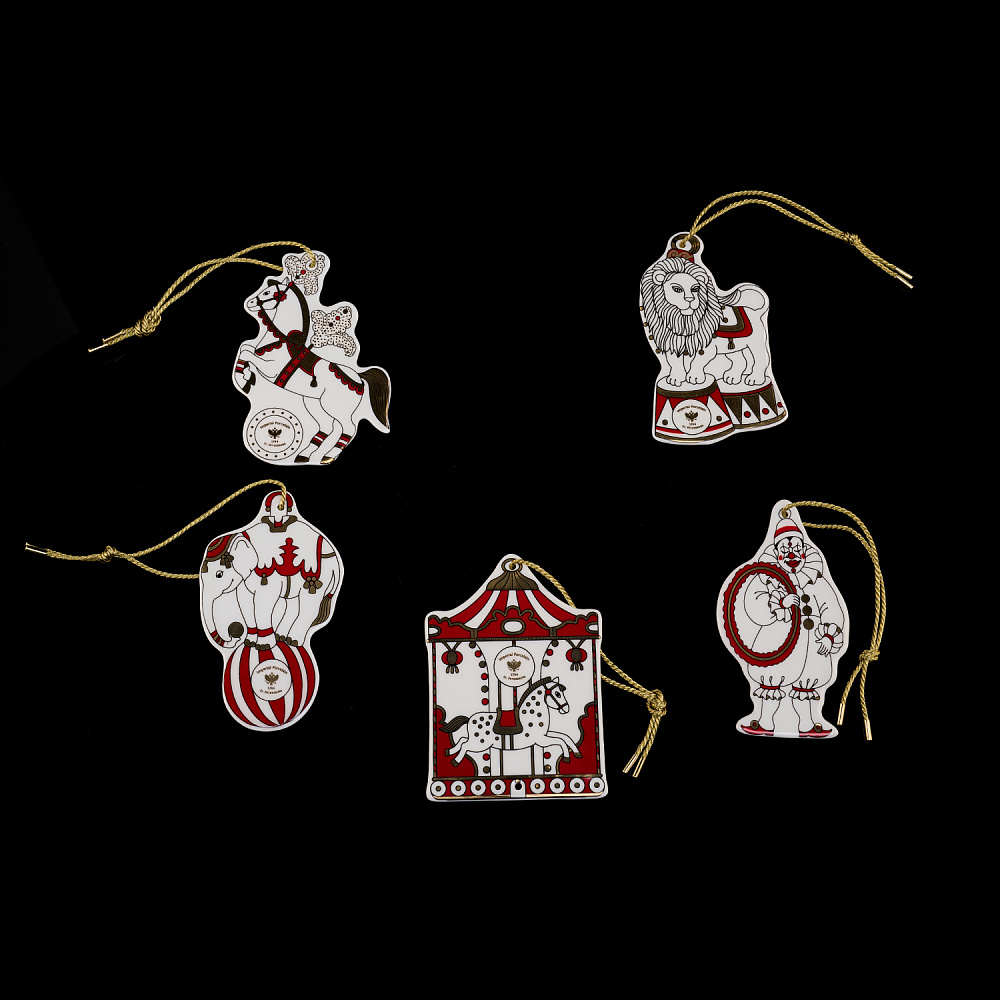 Набор елочных игрушек «Гранд цирк». ИФЗ - интернет магазин Русь Велика я 