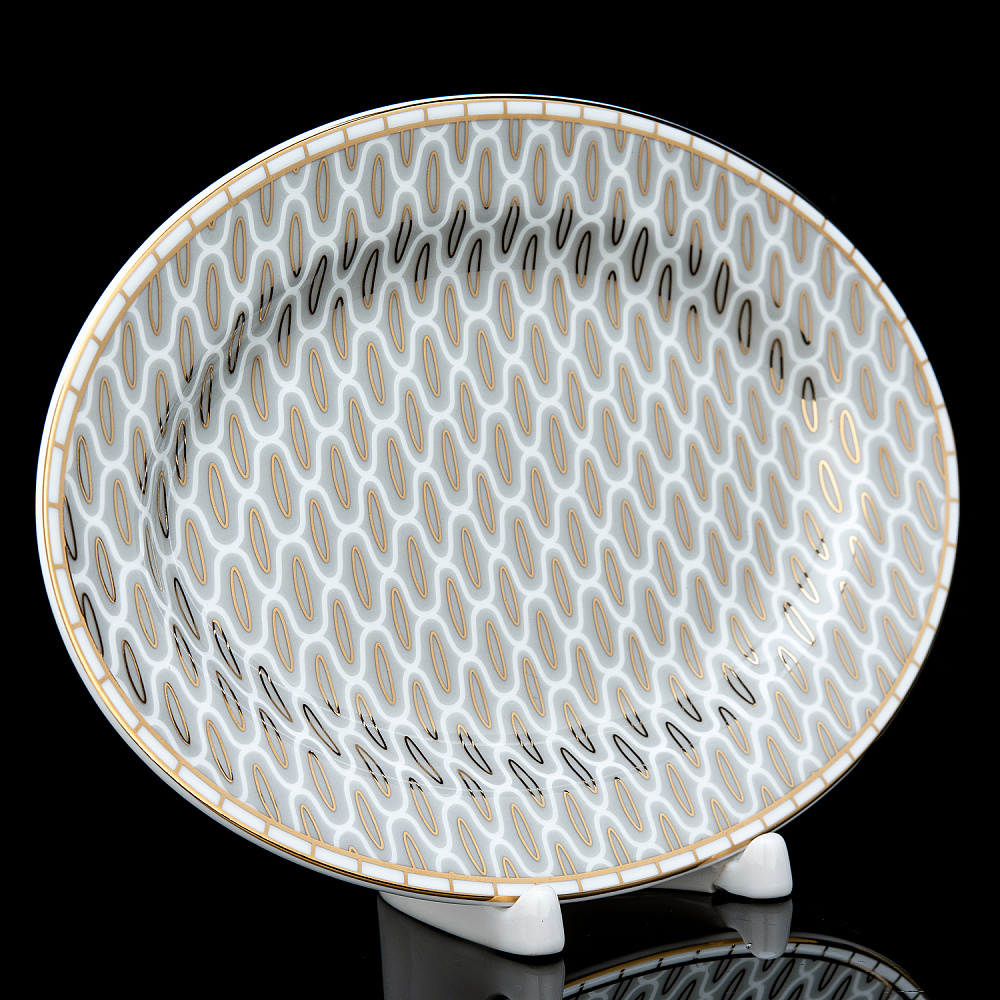 Блюдо овальное «Саламандра Грей». Форма Премиум. ИФЗ - интернет магазин Русь Велика я фото 2