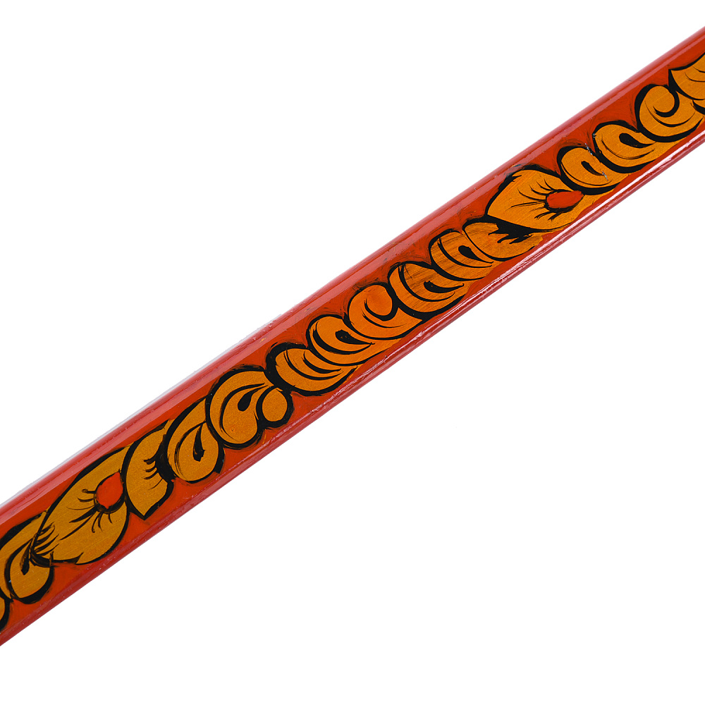 Клюшка хоккейная с росписью «Кудрина». Хохлома - интернет магазин Русь Велика я фото 2