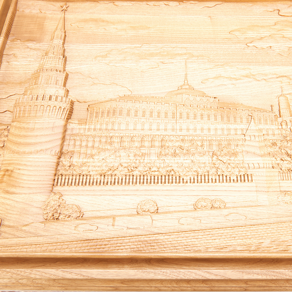 Русское лото в шкатулке из мореного ясеня «Набережная Кремля» - интернет магазин Русь Велика я фото 2