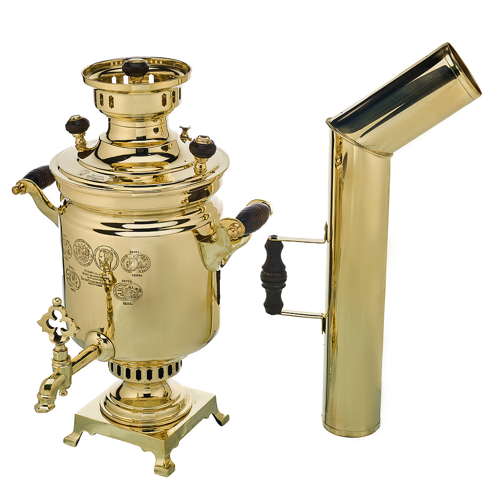 Самовар жаровой 3 л медальный. Клейма Баташева - интернет магазин Русь Велика я 