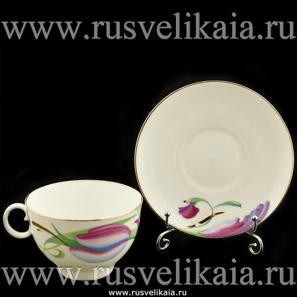 Чайная пара «Лия» форма «Яблочко» ИФЗ - интернет магазин Русь Велика я фото 1