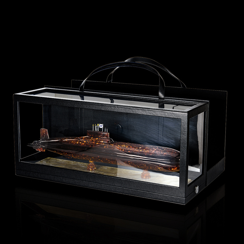 Бар из янтаря «Макет подводной лодки» - интернет магазин Русь Велика я фото 7