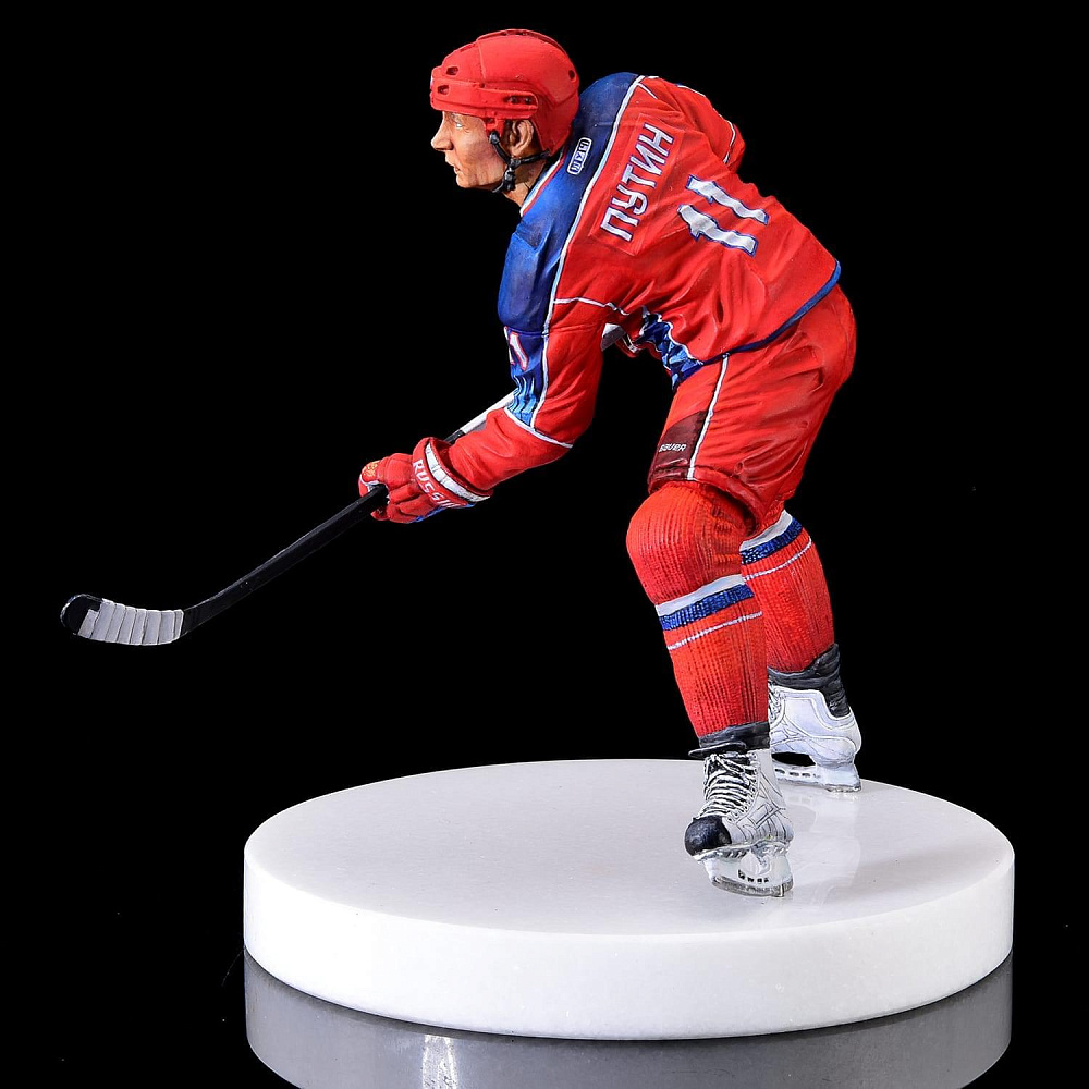 Оловянная миниатюра «Путин-хоккеист» - интернет магазин Русь Велика я фото 4
