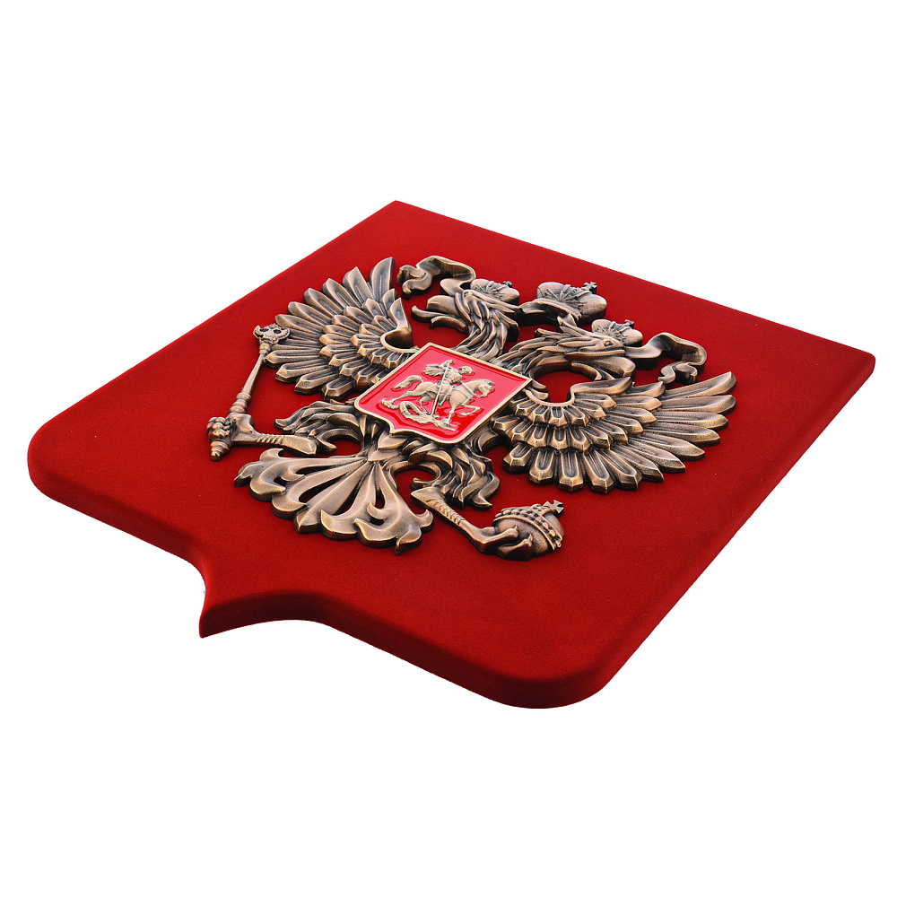 Плакетка «Герб России на щите» 54х49 см - интернет магазин Русь Велика я фото 3