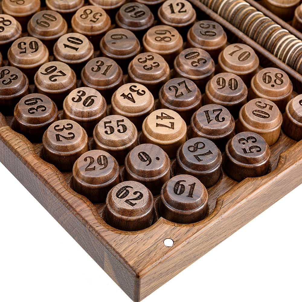 Лото в резном чемоданчике из дуба «Севанские-2» - интернет магазин Русь Велика я фото 4