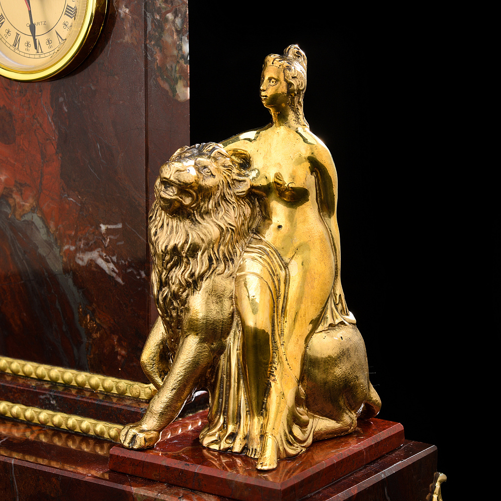 Настольные часы из камня «Диана». Златоуст - интернет магазин Русь Велика я фото 2