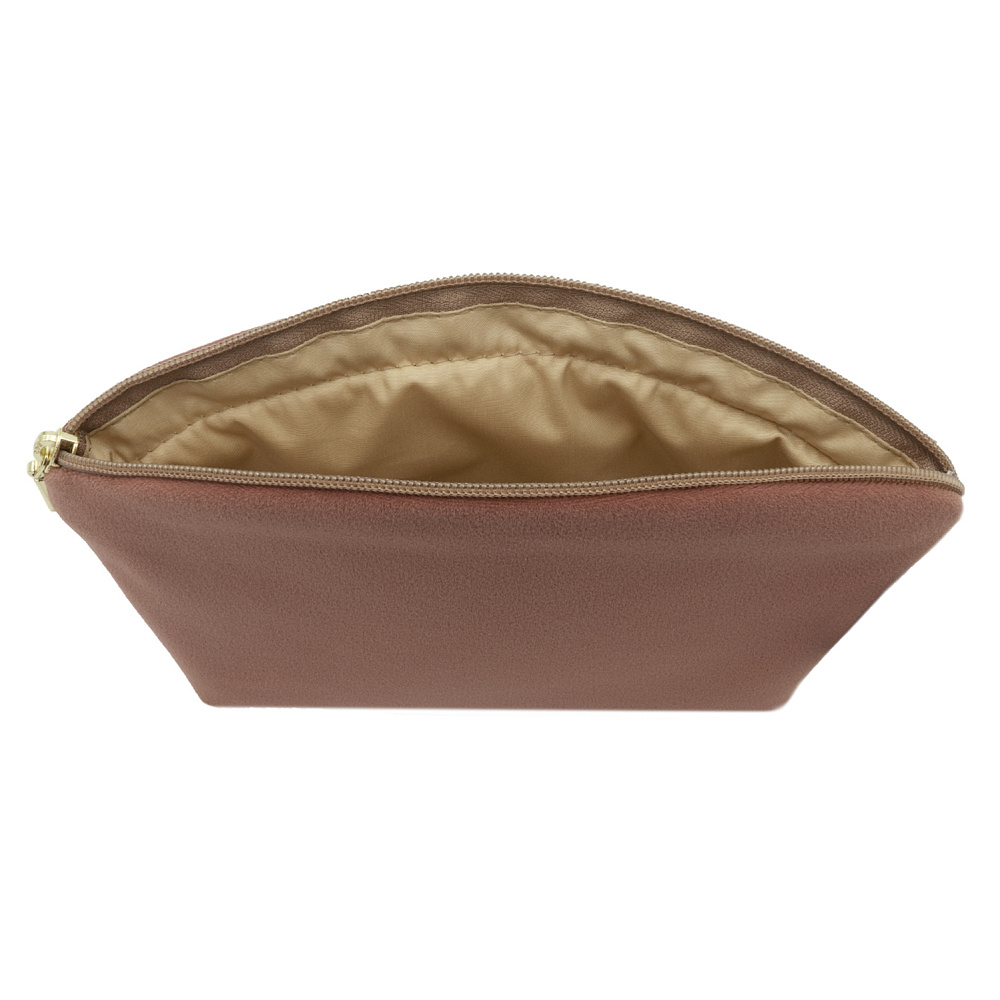 Косметичка «Цветы». Темно-розовая с вышивкой - интернет магазин Русь Велика я фото 3