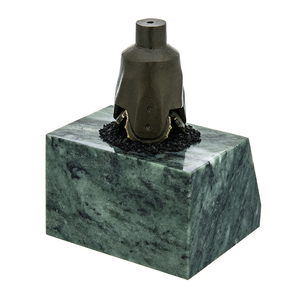 Настольные часы из бронзы и камня «Бур» - интернет магазин Русь Велика я фото 2