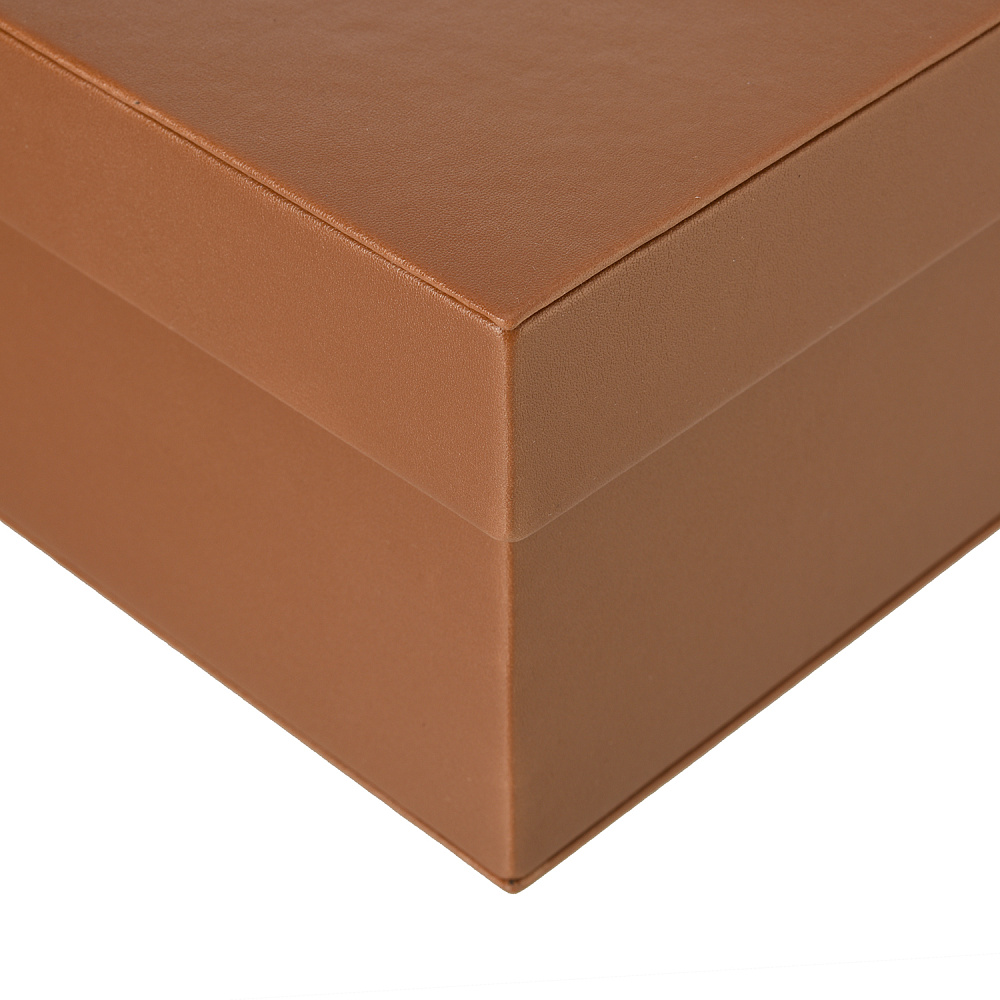 Подарочная упаковка из экокожи молочный шоколад 17х17х10 см - интернет магазин Русь Велика я фото 2