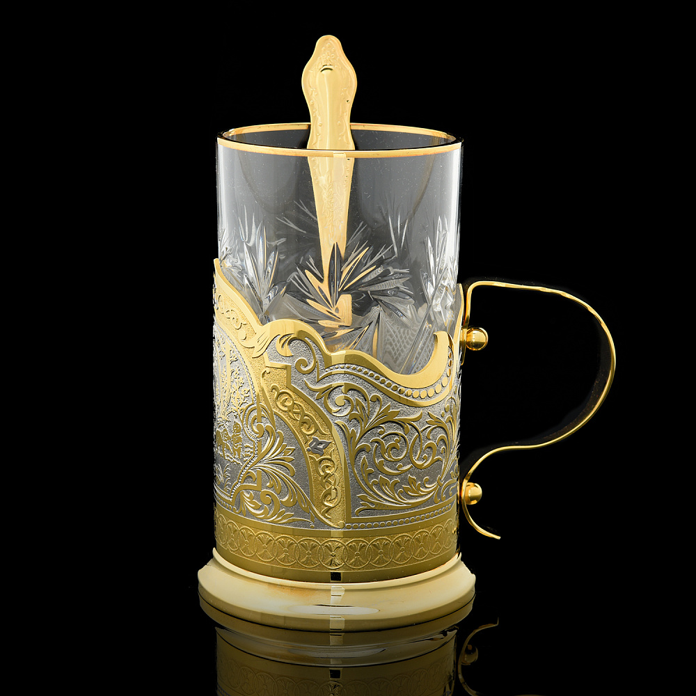 Подстаканник «Медведь». Златоуст - интернет магазин Русь Велика я фото 1