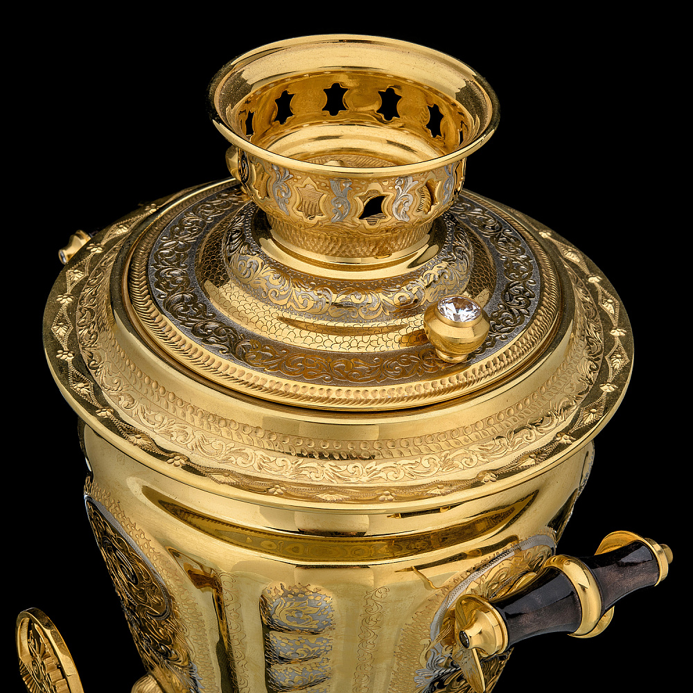 Самовар электрический «Железнодорожный» 3 л. Златоуст - интернет магазин Русь Велика я фото 3