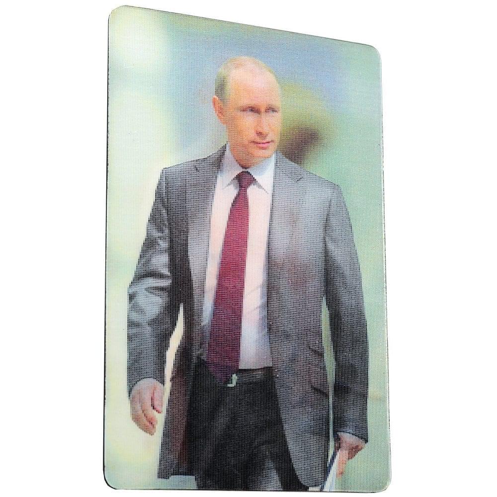 2883/9-6см-1 ФОТО Магнит ПЛАСТИК «ПУТИН ВВ» ОБЪЕМНЫЙ 1 ФОТО - интернет магазин Русь Велика я фото 2