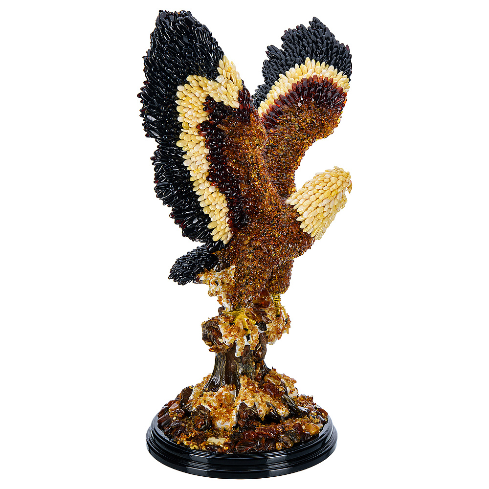 Скульптура из янтаря «Орел» - интернет магазин Русь Велика я фото 4