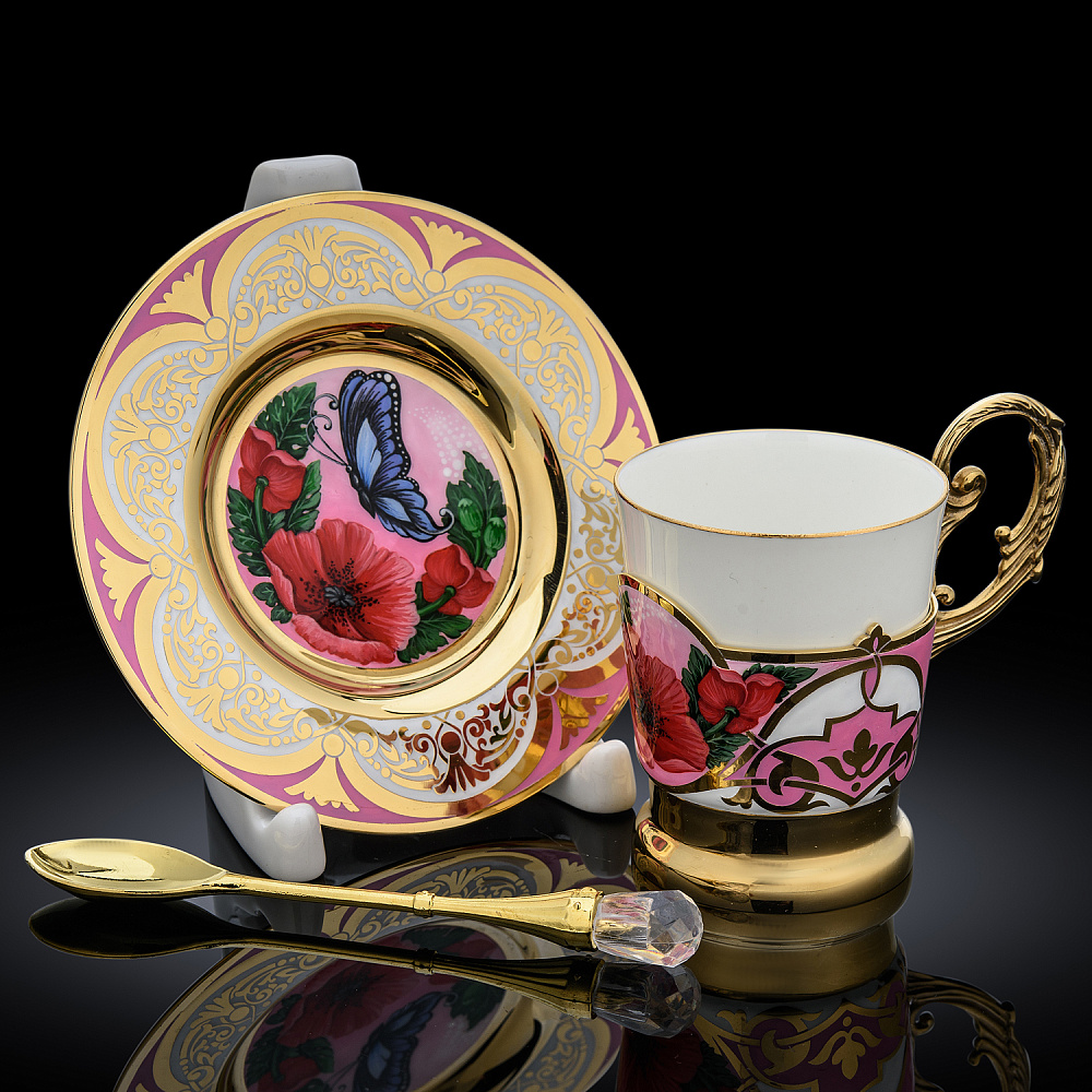 Кофейная пара «Бабочка». Златоуст - интернет магазин Русь Велика я 