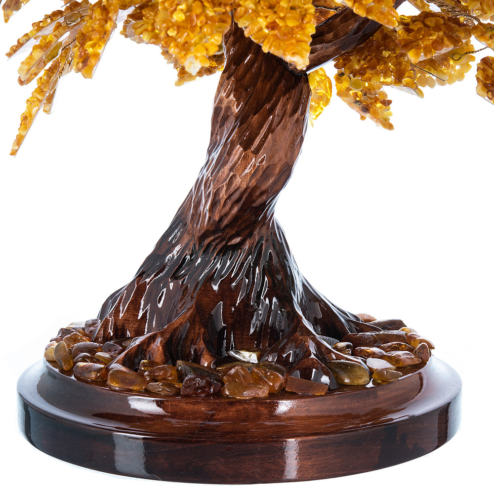 Денежное дерево из янтаря 342 листа - интернет магазин Русь Велика я фото 5