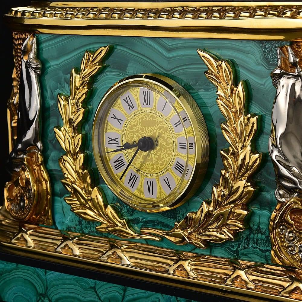 Часы каминные «Георгий Победоносец» - интернет магазин Русь Велика я фото 4