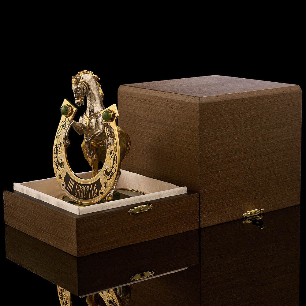 Лошадь Символ 2026 года. Подкова «На счастье». Златоуст - интернет магазин Русь Велика я фото 4