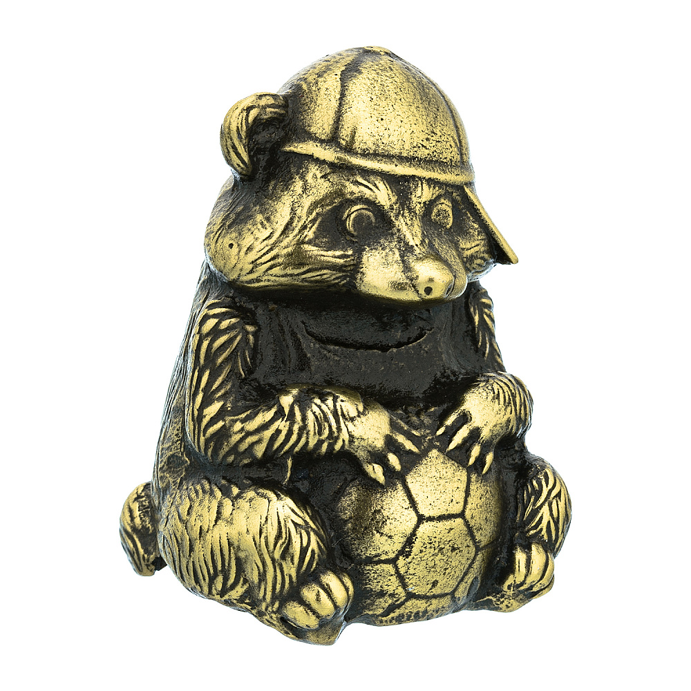 Колокольчик «Енот с мячом» - интернет магазин Русь Велика я фото 1