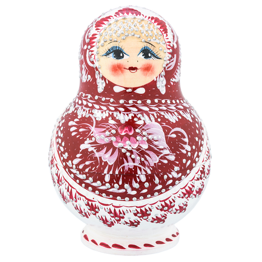 Матрешка «Зимние узоры» 10 мест - интернет магазин Русь Велика я фото 1