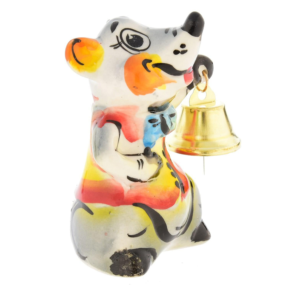 Статуэтка «Мышь с колокольчиком» - интернет магазин Русь Велика я фото 2