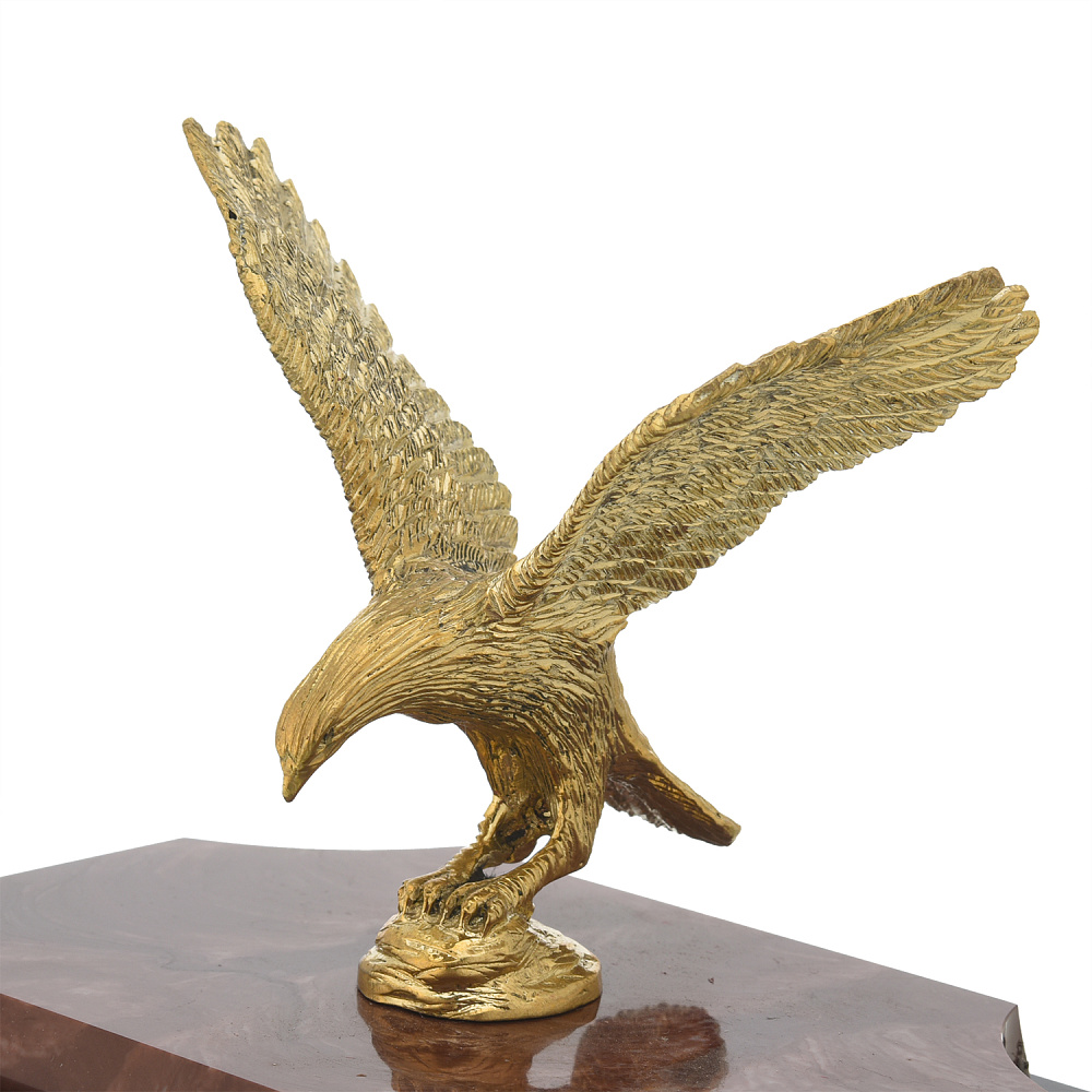 Часы настольные из камня «Орел» - интернет магазин Русь Велика я фото 2