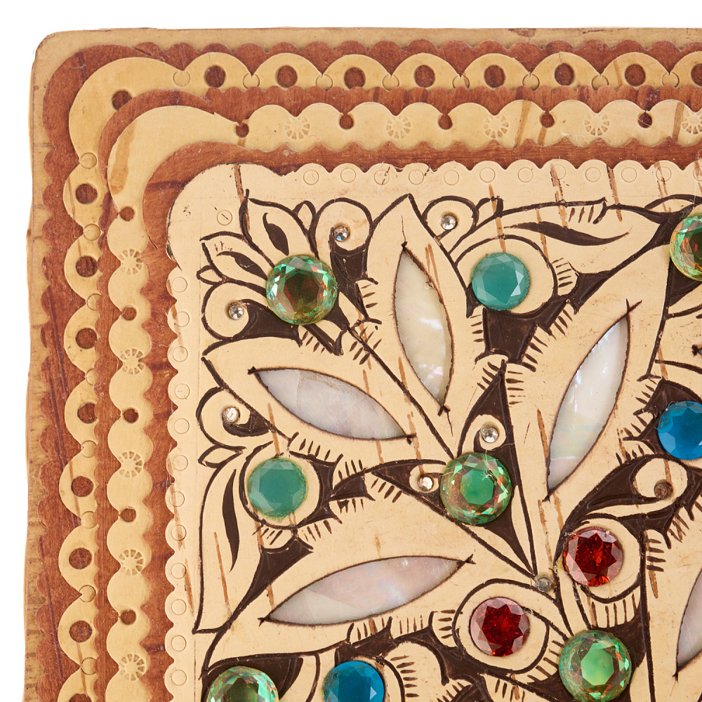 Икона из бересты «Георгий Победоносец» 43х62 см - интернет магазин Русь Велика я фото 5