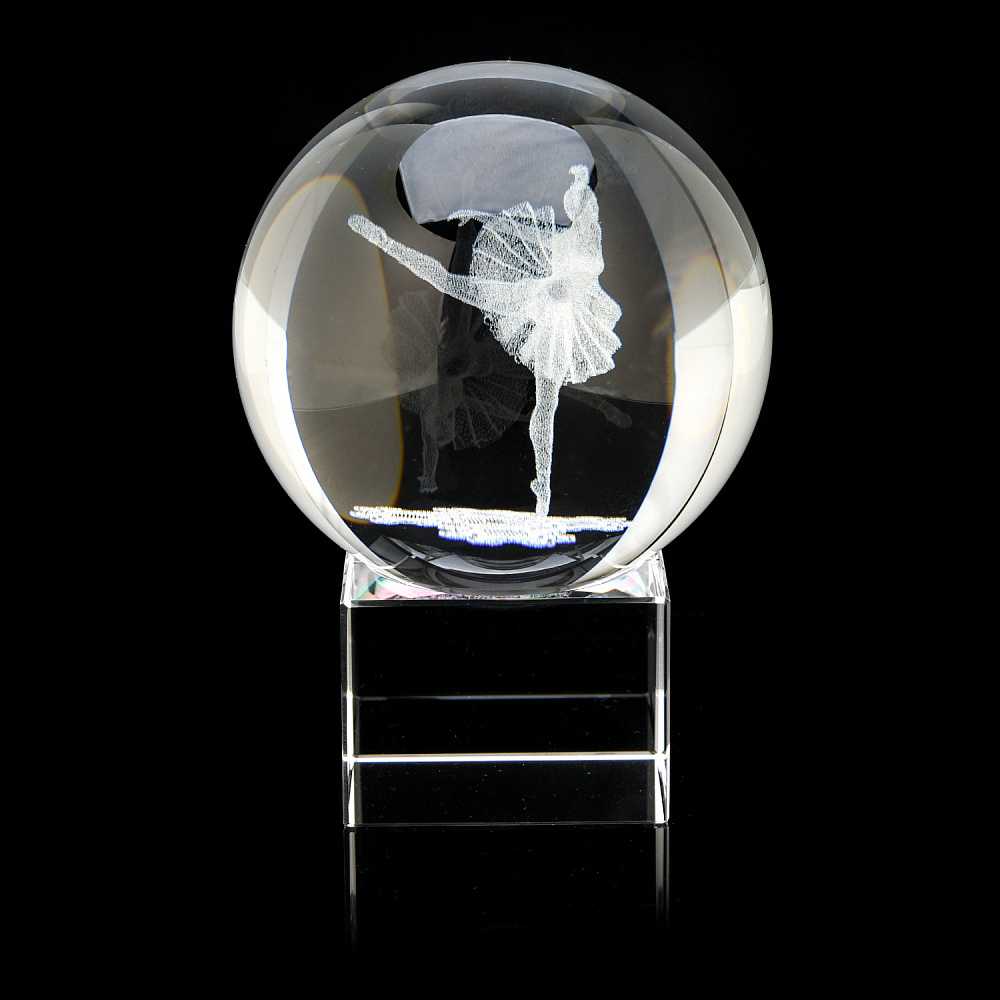 Лазерная графика. Статуэтка «Балерина» - интернет магазин Русь Велика я фото 1