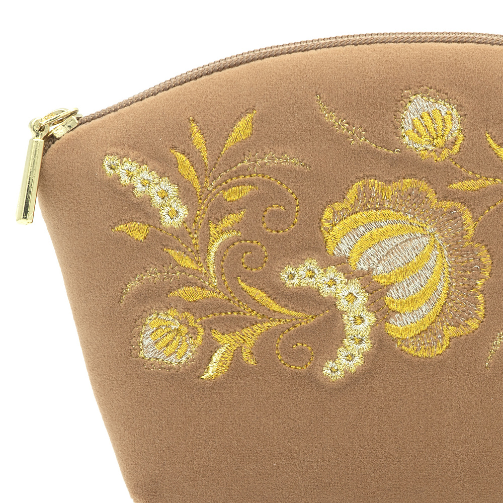 Косметичка «Серенада». Бежевая с вышивкой - интернет магазин Русь Велика я фото 2