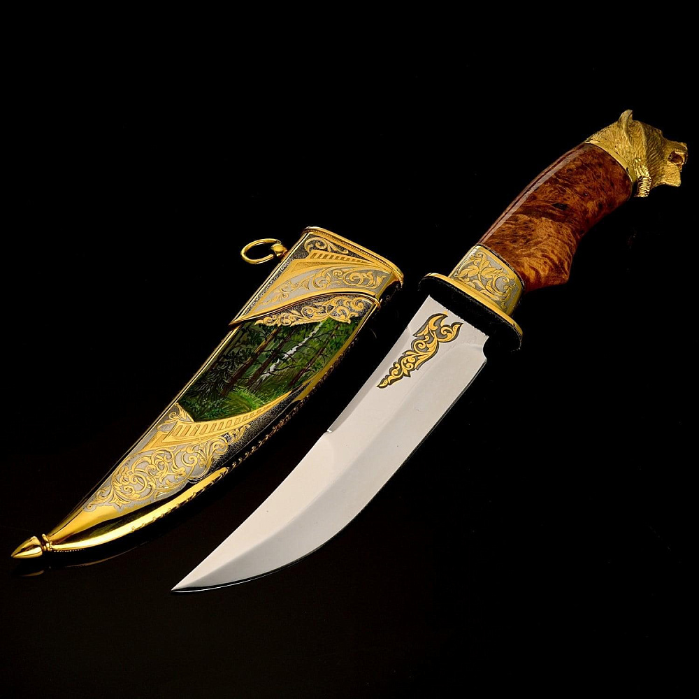 Нож сувенирный «Медведь». Златоуст - интернет магазин Русь Велика я фото 1