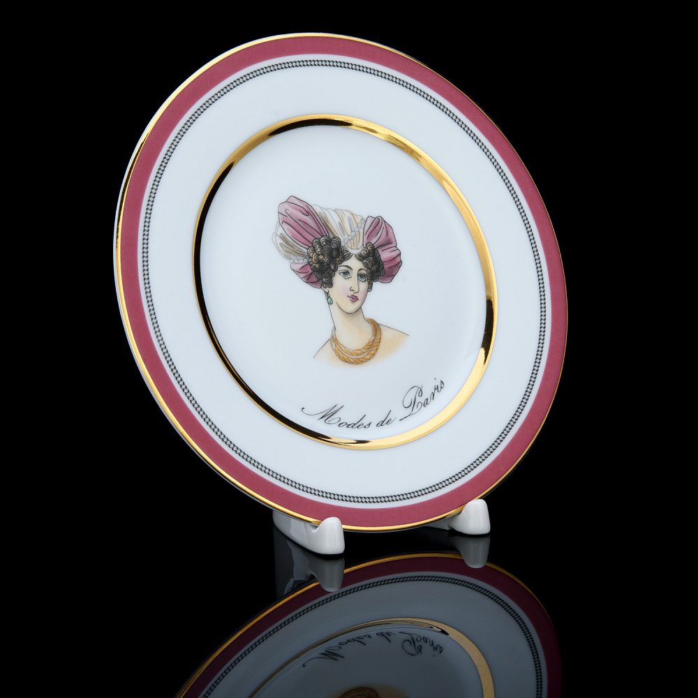 Тарелка мелкая «Modes de Paris». Форма Европейская-2. ИФЗ - интернет магазин Русь Велика я фото 1